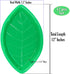 Palm Leaf Serving Trays | 12 Pcs Green Plastic Hawaiian Snack Trays | Luau Party Decorations Serveware | Tropical Party Serving Platter | BBQ, Sum...