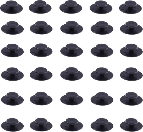 30Pcs 18mm Charm Backs for Bogg Bag,Blank Bit Accessory for DIY Your Own Insert Charm,Button Backs Compatible with Bogg Bag(Black)...