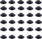 30Pcs 18mm Charm Backs for Bogg Bag,Blank Bit Accessory for DIY Your Own Insert Charm,Button Backs Compatible with Bogg Bag(Black)...