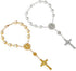 2 PCS Car Rosary for Rearview Mirror,Personalised Mirror Window Decoration Pendant,Car Rosary and Crucifix Prayer Rosary for Car,Bike,Motorbike Me...