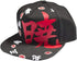 Ripple Junction Naruto Shippuden Adult Unisex Akatsuki Kanji Ring Flat Bill Snapback Hat Black/Red...