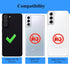 Dahkoiz for Samsung Galaxy S21 FE 5G Case, and Glass Screen Protector, Dust Proof Port Cover, Full Body Protection Durable Rubber Cover Phone Case...