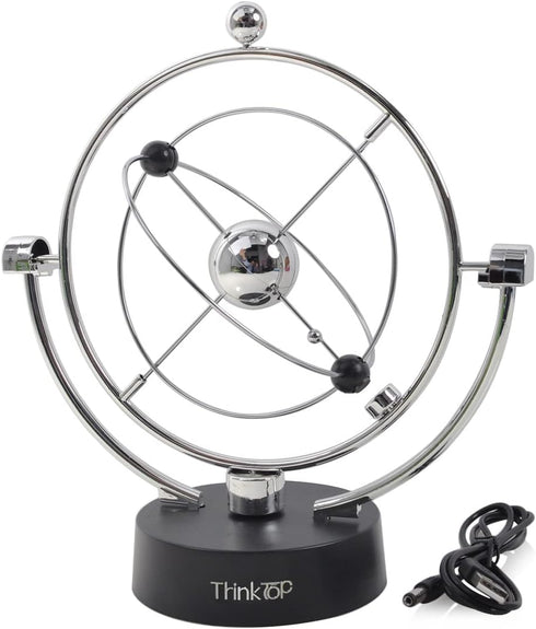 ThinkTop Kinetic Art Asteroid, Educational Physics Mechanics Science Toy Kinetic Art Milky Way Orbital Electronic Perpetual Motion Desk Home Decor...
