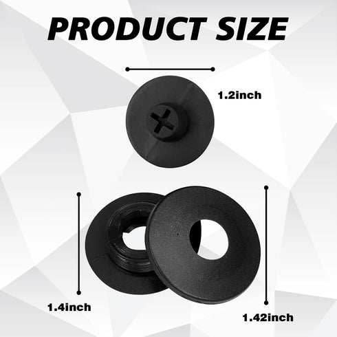 10 Set Car Floor Mat Clips Carpet Fixation Clamps Retainers, Automotive Floor Mats Securing Set, Car Rotating Foot Rest Lock Clips for Car Truck S...