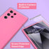 Coolwee Hot Pink Full Body Protective Case for Galaxy S24 Ultra Heavy Duty 3 Layers Rugged Shockproof Women for Samsung Galaxy S24Ultra 6.8 inch S...
