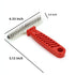 Dog rake hair removal brush comb - bottom coat rake for dogs, cats, long hair - hair removal brush, single row stainless steel pin - reduce sheddi...
