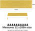 5 Pack Satin Table Runners 12 x 108 inches Long Silk and Smooth Fabric Gold Table Runner for Party Wedding Banquet Birthday Graduations Decoration...