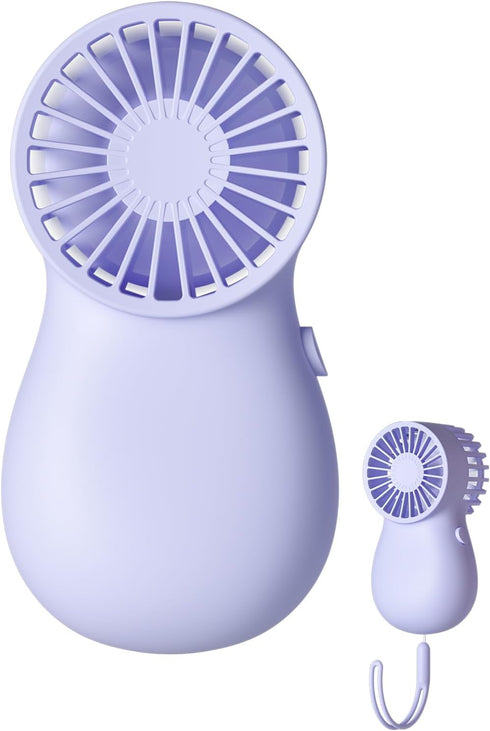 Yinken Mini Handheld Fan Battery Operated Small Personal Portable Speed Adjustable USB Rechargeable Fan Cute Design Powerful Eyelash Fan for Styli...