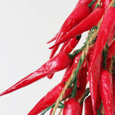 5 Bunches of Lifelike Artificial Chilis - Home Party Kitchen Decoration, Hotel Store Display, Photography Props...