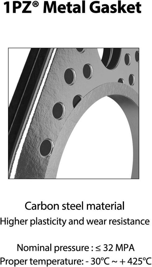 1PZ EGS-M27 Exhaust Gasket for GY6 49cc 50cc 70cc 90cc 110cc 125cc 150cc Scooter Moped Motorcycle Go Kart ATV Quad 4Wheeler Dune Buggy Dirt Pit Bi...
