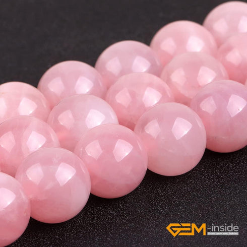 GEM-Inside Natural 18mm Pink Rose Quartz Gemstone Loose Beads Handmade Beads for Jewelry Making Jewelry Beading Supplies for Women...