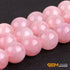 GEM-Inside Natural 18mm Pink Rose Quartz Gemstone Loose Beads Handmade Beads for Jewelry Making Jewelry Beading Supplies for Women...