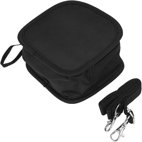 Bags for Cameras and Photographic Equipment, Camera Lens Filter Carry Case, 9-Pocket Lens Filter Wallet Pouch Bag Travel Holder Belt Bag with Deta...