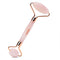 Fancii Rose Quartz Facial Roller Massager for Face, Eyes and Body - Anti-Aging Jade Beauty Skincare Tool Made with 100% Brazilian Quartz Stone (Ae...