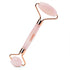 Fancii Rose Quartz Facial Roller Massager for Face, Eyes and Body - Anti-Aging Jade Beauty Skincare Tool Made with 100% Brazilian Quartz Stone (Ae...