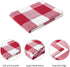 Encasa Homes Anti-Odour Kitchen Dish Towels, 28"x18" (4 Pc Set) Highly Absorbent, Tea Towels for Cleaning & Quick Drying, Cotton Buffalo Red Check...