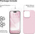 GONEZ for iPhone 15 Pro Max Case Silicone, Compatible with Magsafe, 2X Camera Protector + 2X Screen Protector, Soft Anti-Scratch Microfiber Lining...