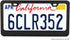 GG Grand General 60439 Matte Black Powder Coated License Plate Frame with 2 Holes...