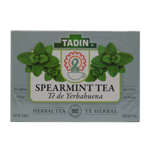 Tadin Spearmint Tea 24 Bags - Te De Yerbabuena...