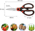 Kitchen Shears, Acelone Premium Heavy Duty Shears Ultra Sharp Stainless Steel Multi-function Kitchen Scissors for Chicken/Poultry/Fish/Meat/Vegeta...