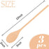 HANSGO 3PCS 12 Inch Long Wooden Spoons, Long Handle Wooden Cooking Mixing Oval Spoons Tasting Spoons Large Cooking Spoons...