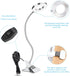 LED Magnifier with Clamp Lamp, Adjustable Magnifying Lamp, Rechargeable...
