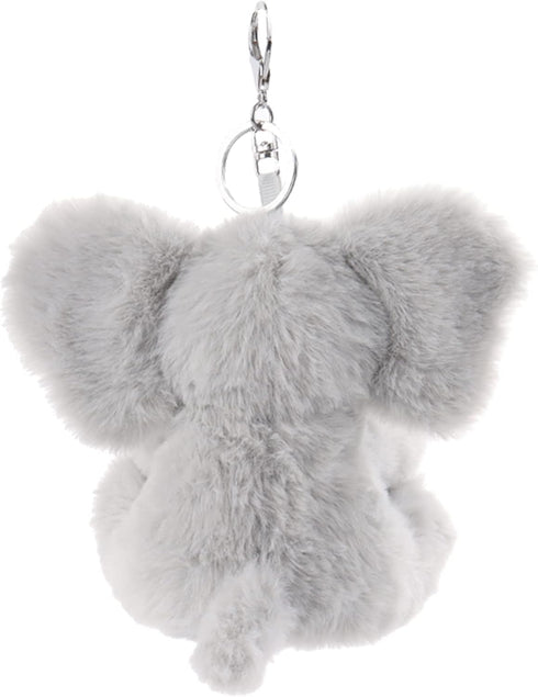 Apricot Lamb Cute Toys Plush Gray Elephant Stuffed Animal Soft Keychain for Kids Bag, Purse, Backpack, Handbag (6 Inches)...