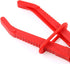 Swpeet 3Pcs Red Line Clamps Flexible Hose Clamps Pliers Kit, Hose Pinch Off Pliers Set Line Clamps for Brake Hoses, Fuel Hoses, Coolant Hoses, Mos...