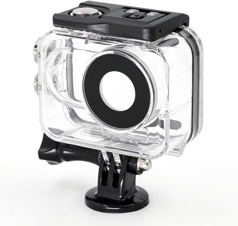 50M Waterproof Housing for Insta360 GO 3, Protective 50m Underwater Dive Case Shell with Buoyancy Handle for Insta360 GO 3 Action Camera...