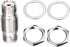 Superbat SO-239 Bulkhead Connector UHF Female Nut Bulkhead Panel Mount Connector, SO239 to SO 239 Adapter for J pole antenna 1/4 Wave antenna etc....