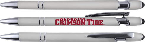 Alabama Soft Touch Coated Metal Stylus Pens - 6 Pack 30502......