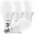 LUXRITE A19 LED Light Bulbs 100 Watt Equivalent Dimmable, 2700K Warm White, 1600 Lumens, Enclosed Fixture Rated, Standard LED Bulbs 15W, Energy St...