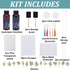 WEBEEDY 30 Sheets Cyanotype Paper Leaves Sun Print Paper Kit,A4 High Sensitive Sun Paper Nature Sun Printing Kit,Sun Art Paper Sun Print Paper for...