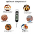 Digital Meat Food Thermometer for Cooking Kitchen BBQ, Probe Instant Read Thermometer with Long Probe for Candy Candle Milk Yogurt Deep Fry Roast ...
