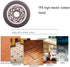 Mini Fixed Caster Wheels 1 inch Silent Ball Bearing Small Casters Wheels, Metal Top TPE Rubber Low Profile Caster Wheels for Furniture Rolling Cab...