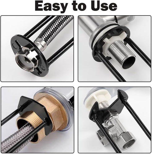 Multifunctional Sink Wrench, 2024 New General Purpose Dual Head Pipe Wrench, Under Sink Wrench Faucet Tool, Basin Wrench, Multifunctional Sink Wre...