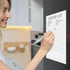 2 Pcs Magnetic Dry Erase to Do List Grocery List Pad Whiteboard Sheet for Fridge 10" x 12" Magnetic to Do List White Board with 8 Whiteboard Marke...