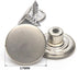 12 Sets Jean Tack Buttons Metal Replacement Kit, Matte Silver (Silver)...