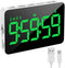 Rechargeable Digital Kitchen Timer for Cooking, Magnetic Timers with Countdown/up, Kids Timer with 5”LED Display 3 Brightness 4 Volume Adjustable ...