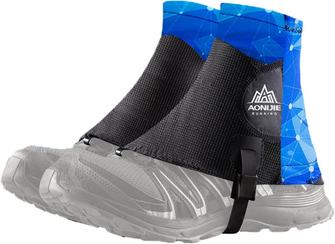 Azarxis Trail Gaiters Low Ankle Gators Shoes Boots Cover Breathable & Sand Protection for Men Women Running Triathlon Marathon Cycling Hiking Long...