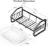 Sink Caddy, Sponge Holder for Kitchen Sink, Kitchen Bathroom Sink Organizer, 304 Stainless Steel Kitchen Countertop Organizer Soap Tray with Remov...