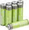 Amazon Basics 8-Pack Rechargeable AA NiMH High-Capacity Batteries, 2400 mAh, 1.2V, Recharge up to 400x Times, Pre-Charged...