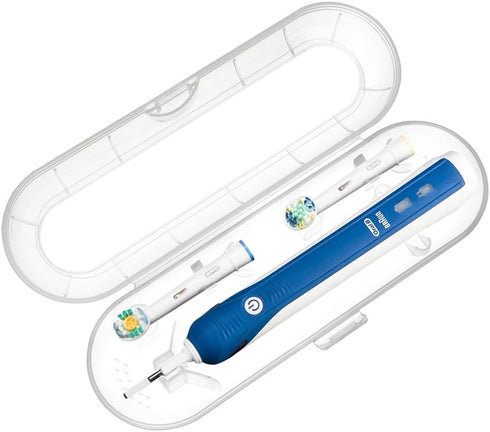 Nincha Portable Replacement Plastic Electric Toothbrush Travel Case for Oral-B Pro Series (Transparent)...