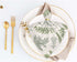 Leaves and Herbs Cloth Napkins Set of 4 Soft Boxwood, Seeded Eucalyptus, Fern, Maidenhair Floral Vintage Style Washable and Reusable Dinner Napkin...