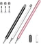 Stylus Pens for Touch Screens, 2 in 1 High Precision Universal Stylus Pen for iPad Compatible with Apple, iPhone, iPad, Android, Samsung Tablets, ...