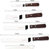4 PCS Cake Decorating Icing Spatula set with 4, 6, 8 & 10 Inch Stainless Steel Blade, Wood Handle Frosting Spatulas and Cake Stripping Tool...