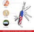 Swiss Eagle Commando Multi-Tool Army Knife - Packs 12 Tools In Your Pocket...