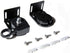 Crodless Bracket,Universal Replacement Installation Accessories for Indoor/Outdoor Sunshade and Roller Blinds(Black)...