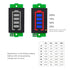 Create idea 4Pcs Battery Capacity Indicator Module 3-34V Battery Charge Indicator Module 5mA Compatible with 1S 2S 3S 4S 5S 6S 7S 8S...