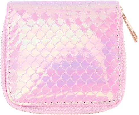 VALICLUD Womens Wallet Womens Wallet Pocket Wallet Holographic Mermaid Wallets Rainbow Girls Wallet Coin Purse Credit Holder Zipper Zipper Wallet ...